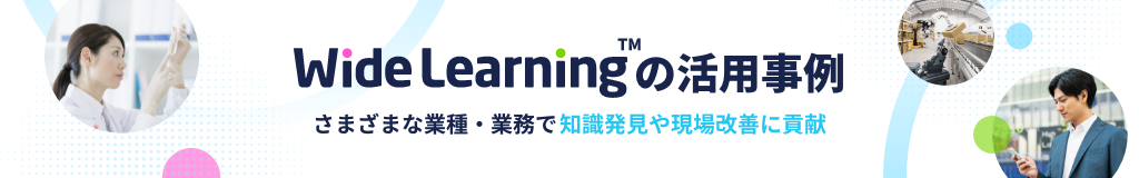Wide Learningの事例紹介バナー